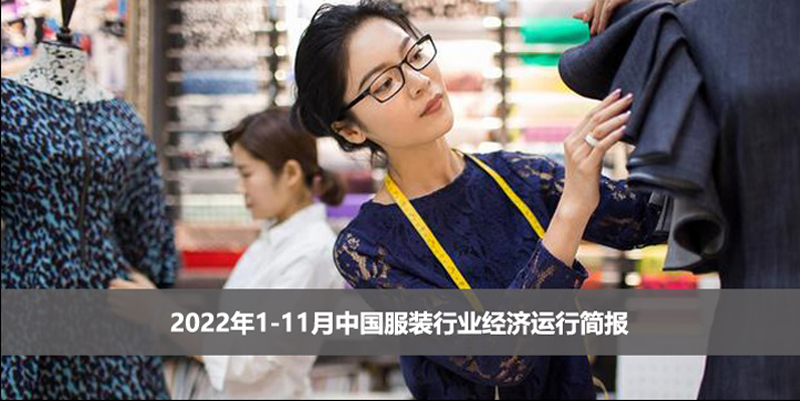 2022年1-11月中国服装行业经济运行简报